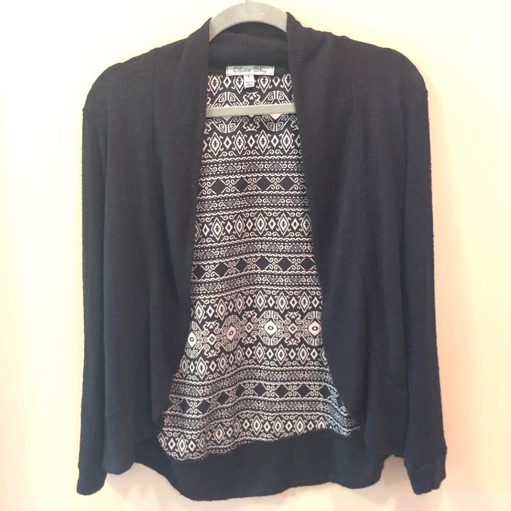 Olivia Sky | Printed Cardigan 🖤 - Picture 3 of 7